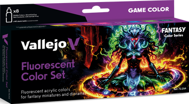 VALLEJO: GAME COLOR FLUORESCENT COLOR SET