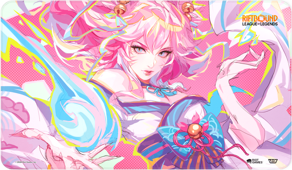 RIFTBOUND LEAGUE OF LEGENDS TCG SPIRITFORGED PLAYMAT - SPIRIT BLOSSOM AHRI