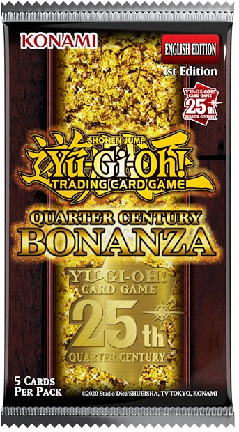 YGO QUARTER CENTURY BONANZA BOOSTER PACK