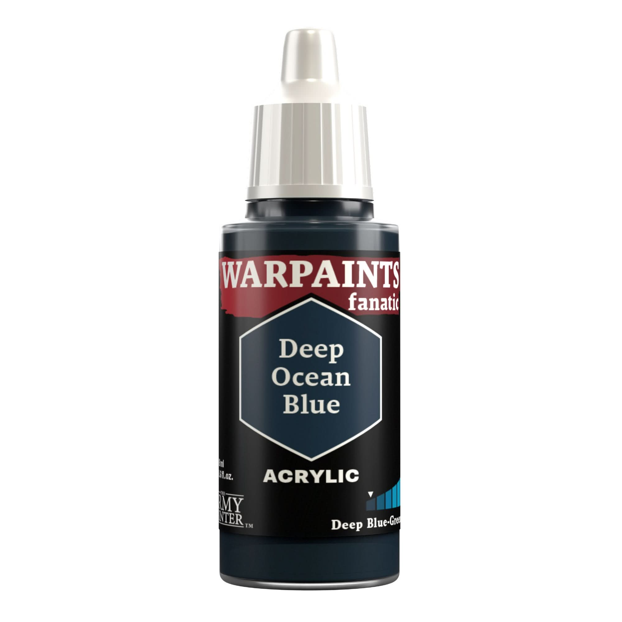 THE ARMY PAINTER WARPAINTS: FANATIC ACRYLIC DEEP OCEAN BLUE