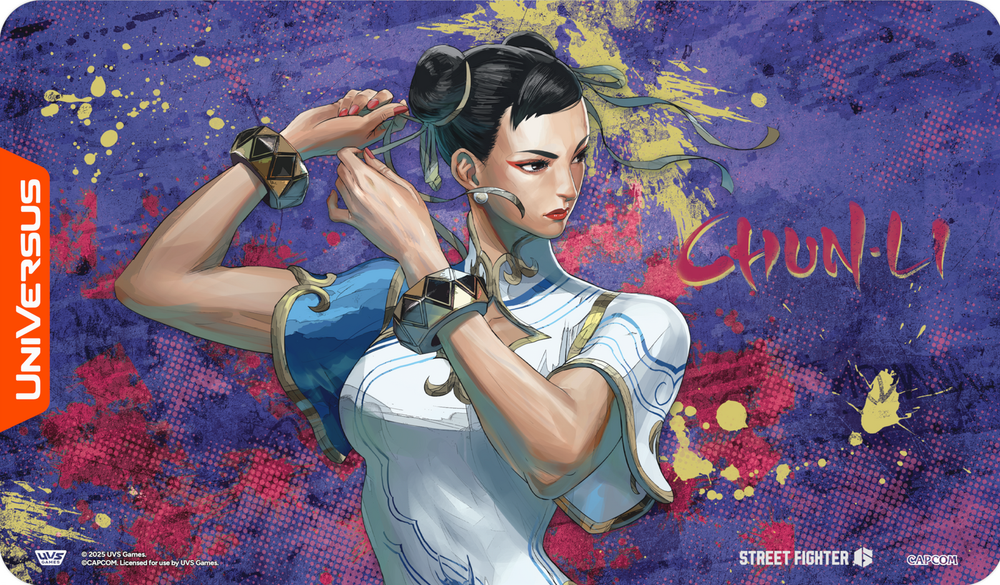 UNIVERSUS CCG: STREET FIGHTER 6 CHALLENGER SERIES CHUN LI PLAYMAT