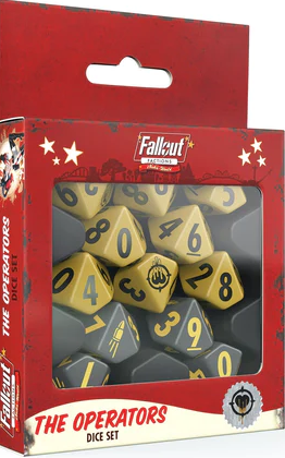 FALLOUT FACTIONS DICE SET THE OPERATORS