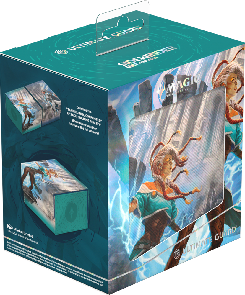 UG DECK CASE SIDEWINDER 133+ XENOSKIN MTG REALITY FRACTURE - BLUE RARE 1