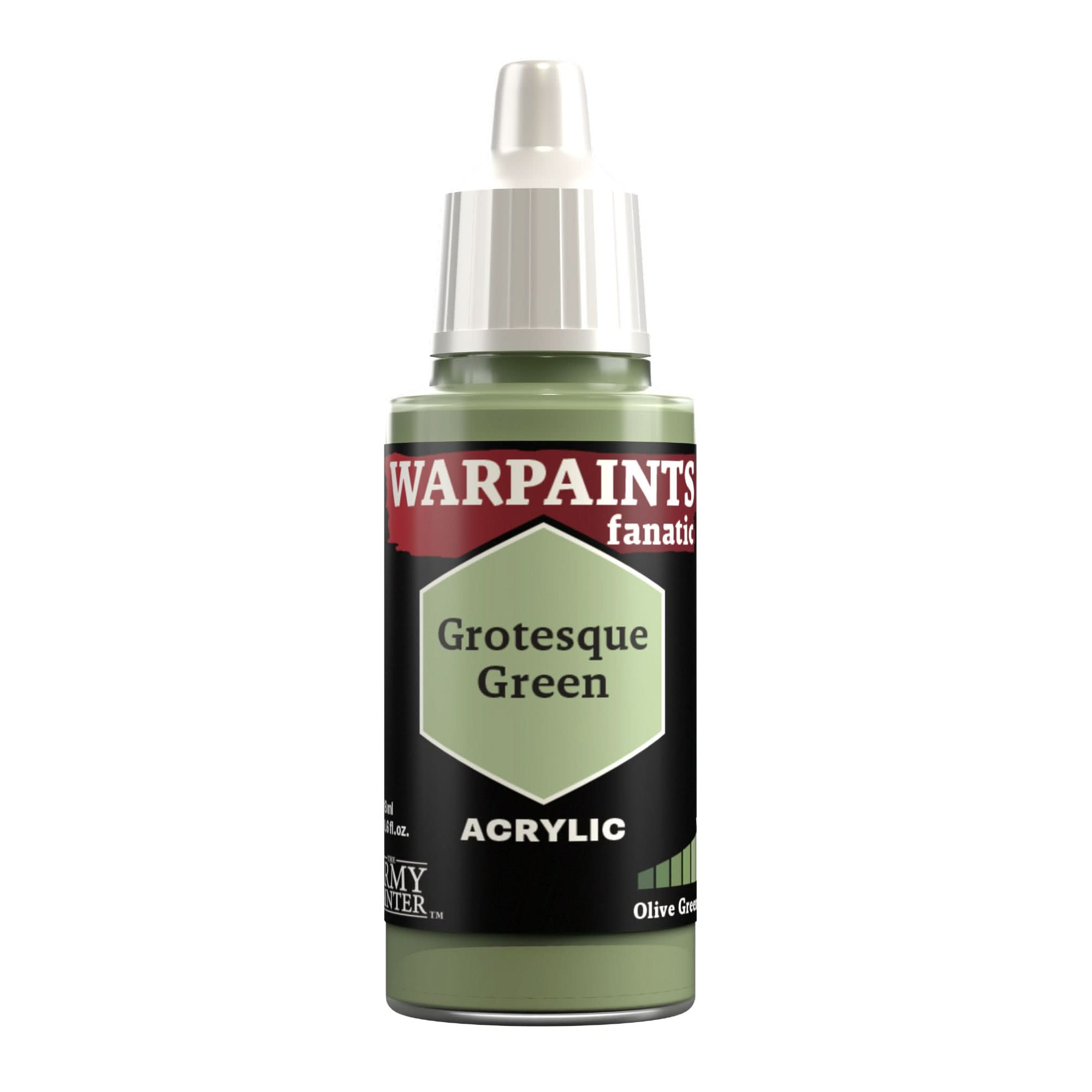 THE ARMY PAINTER WARPAINTS: FANATIC ACRYLIC GROTESQUE GREEN