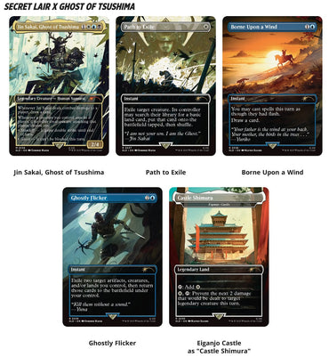 MTG SECRET LAIR PLAYSTATION SUPER DROP GHOSTS OF TSUSHIMA: SHADOW SAMURAI REGULAR (LIMIT 1)