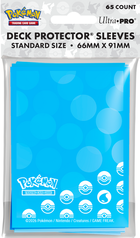 UP D-PRO POKEMON ENERGY WATER TYPE 65CT