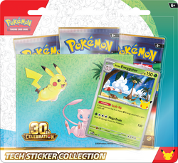 POKEMON 30TH CELEBRATION TECH STICKER COLLECTION (LIMIT 1)