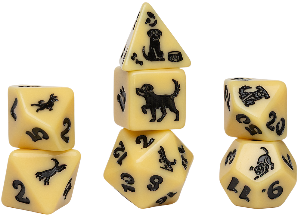 SD ANIMALS GOLDEN PUP 7-DIE SET (80)