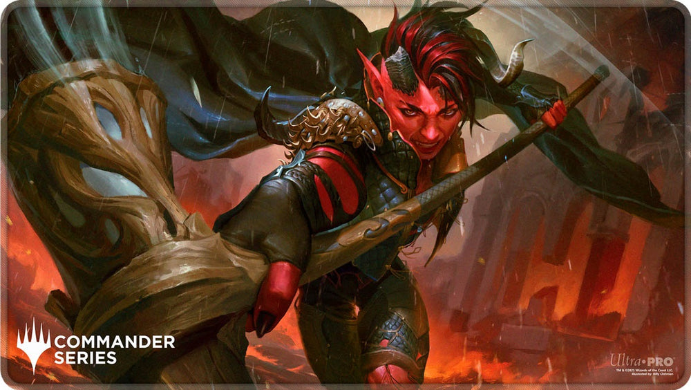 UP PLAYMAT MTG COMMANDER SERIES FAN VOTE 2 KARLACH STITCHED