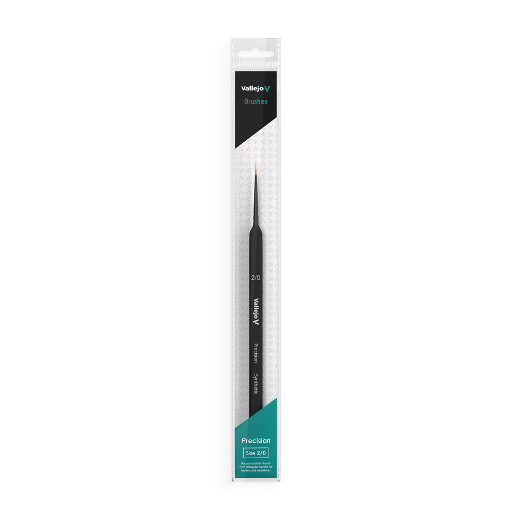 VALLEJO: ROUND SYNTHETIC BRUSH/TRIANGLE NO. 2/0