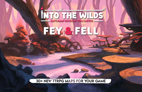 INTO THE WILDS EXTRAPLANAR BATTLEMAP BOOKS: FEY & FELL
