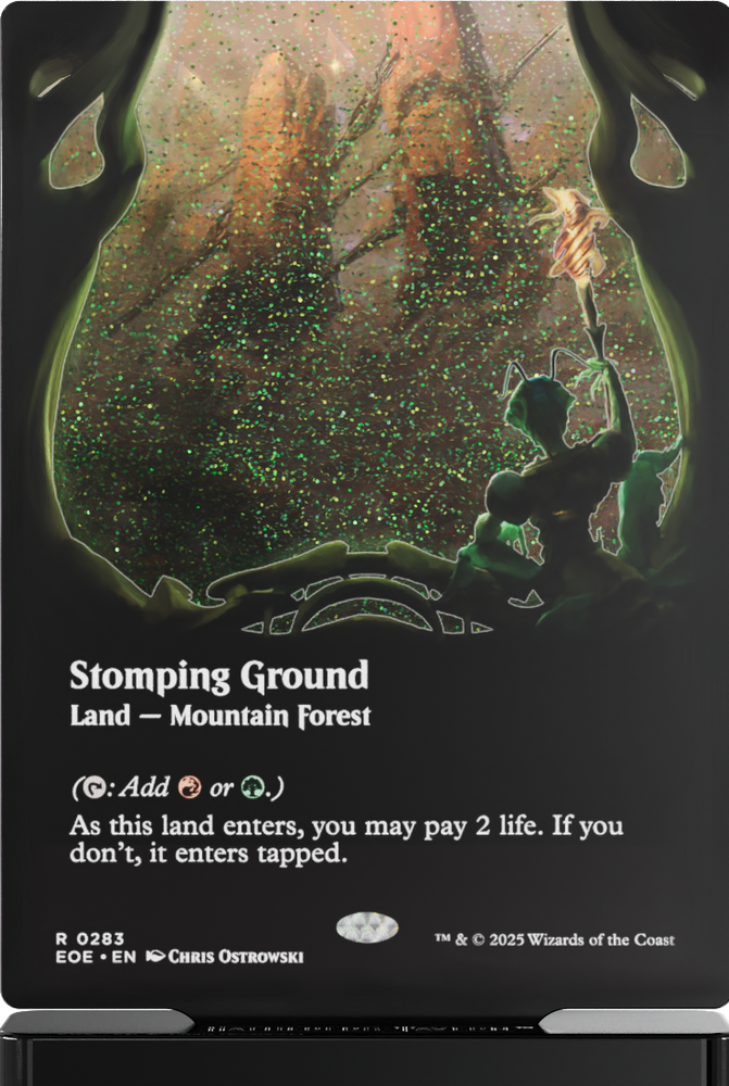 GATHERERS TAVERN MTG EDGE OF ETERNITIES SLABS STOMPING GROUND SLAB STANDEE