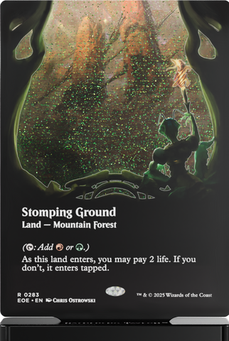 GATHERERS TAVERN MTG EDGE OF ETERNITIES SLABS STOMPING GROUND SLAB STANDEE