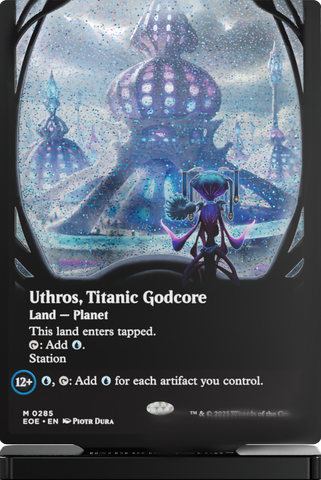 GATHERERS TAVERN MTG EDGE OF ETERNITIES SLABS UTHROS, TITANIC GODCORE SLAB STANDEE