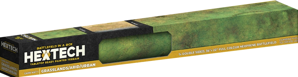 BATTLEFIELD IN A BOX: HEXTECH GAME MAT V1 DOUBLE-SIDED