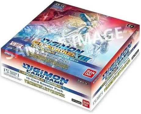 DIGIMON CG EX13 CHIVALROUS XIII EXTRA BOOSTER BOX