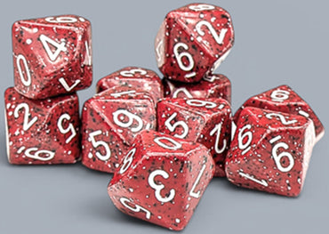 SPECKLED 10D10 SET LAVA STONE