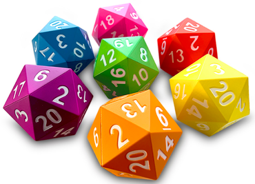 JUMBO FOAM D20 DICE