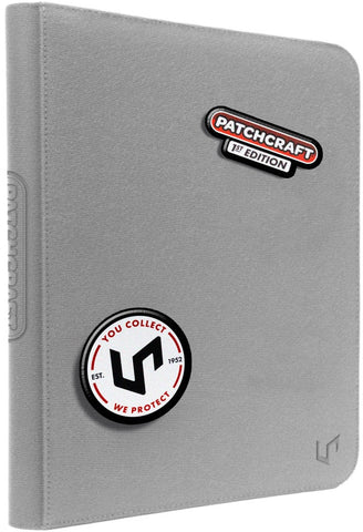 UP ZIP BINDER PRO 9PKT PATCHCRAFT GRAY