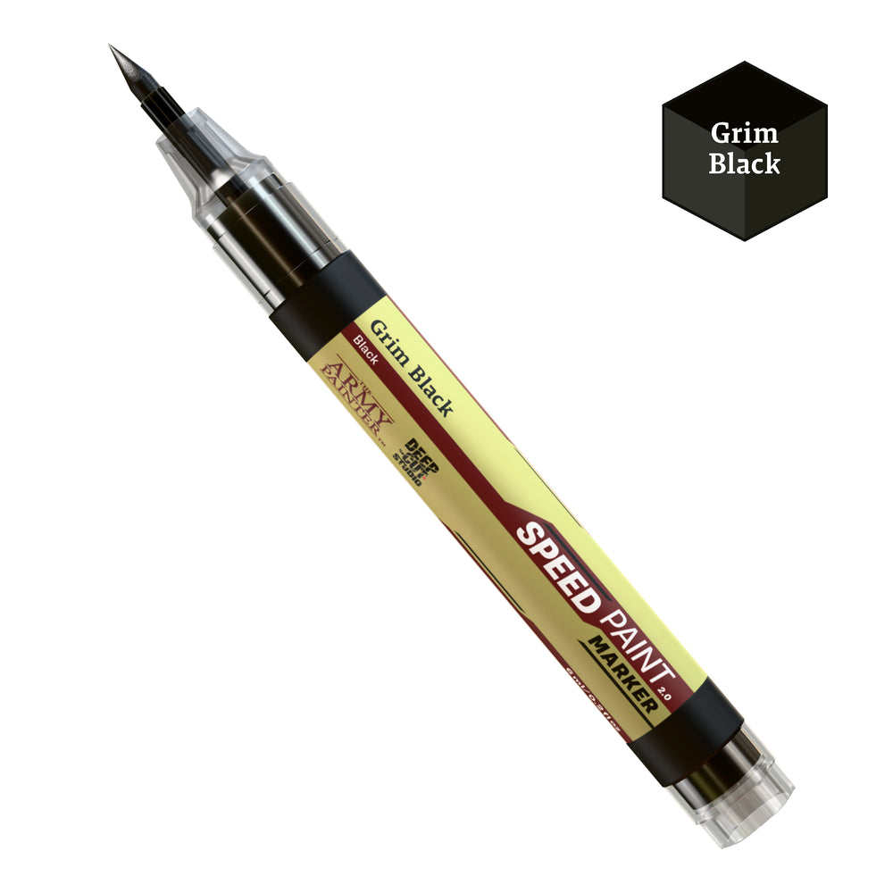 THE ARMY PAINTER SPEEDPAINT MARKER GRIM BLACK