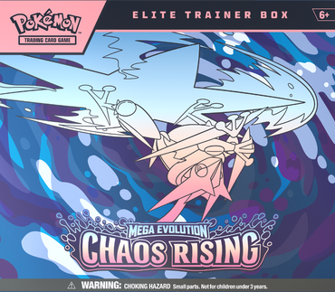 POKEMON ME04 CHAOS RISING ELITE TRAINER BOX PRE ORDER ^ MAY 18