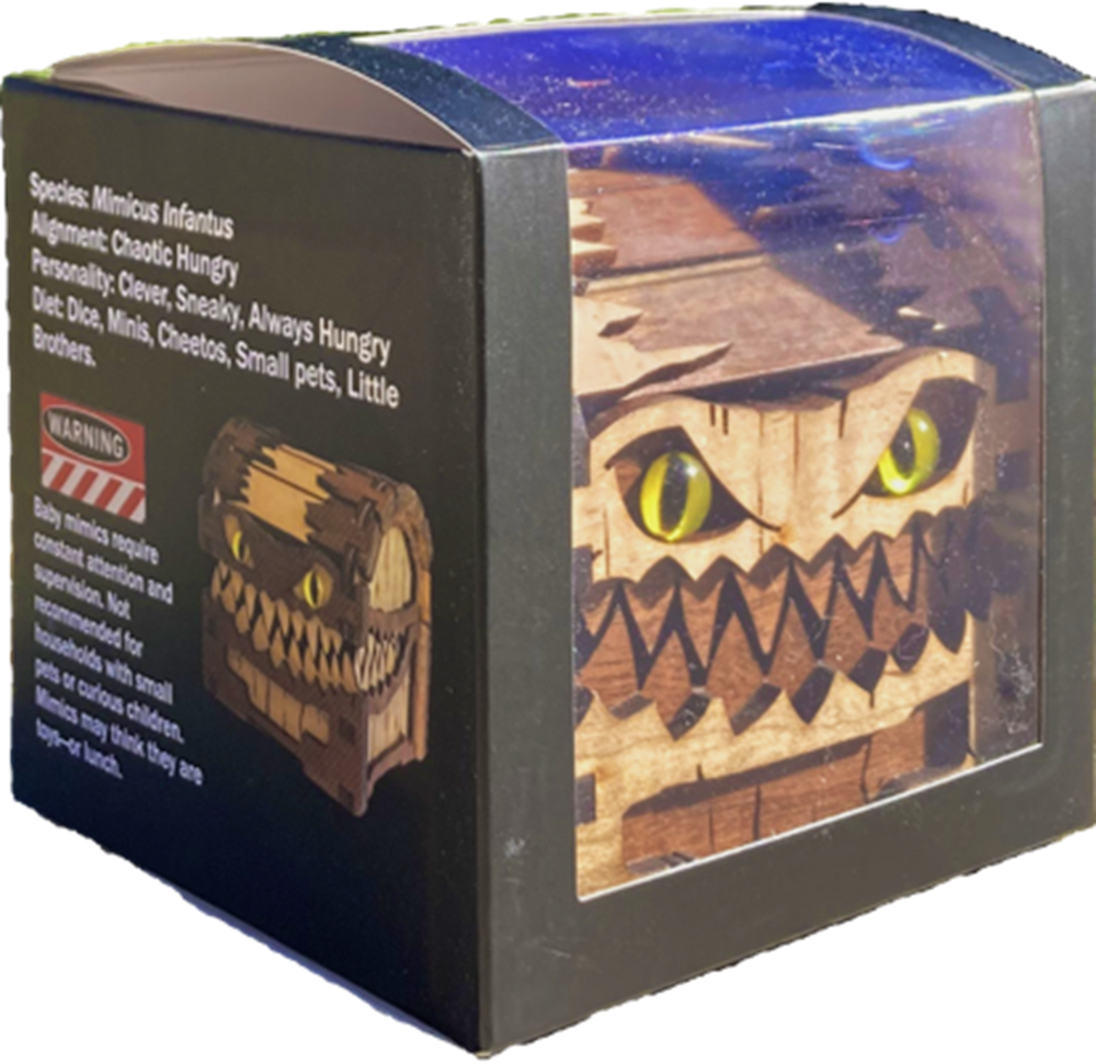 MIMIC DICE CHEST - WALNUT