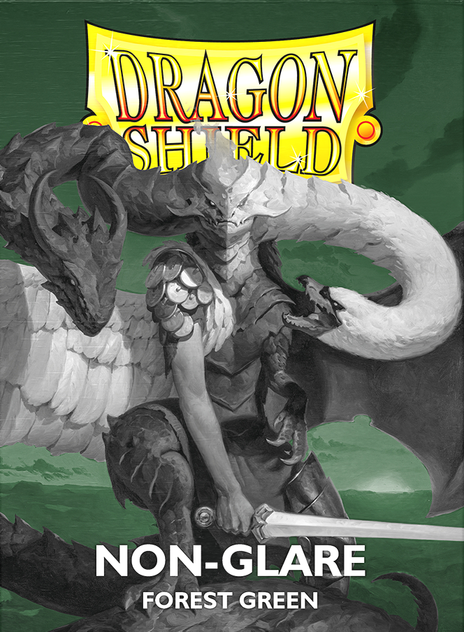 DRAGON SHIELD SLEEVES MATTE FOREST GREEN NON-GLARE 100CT