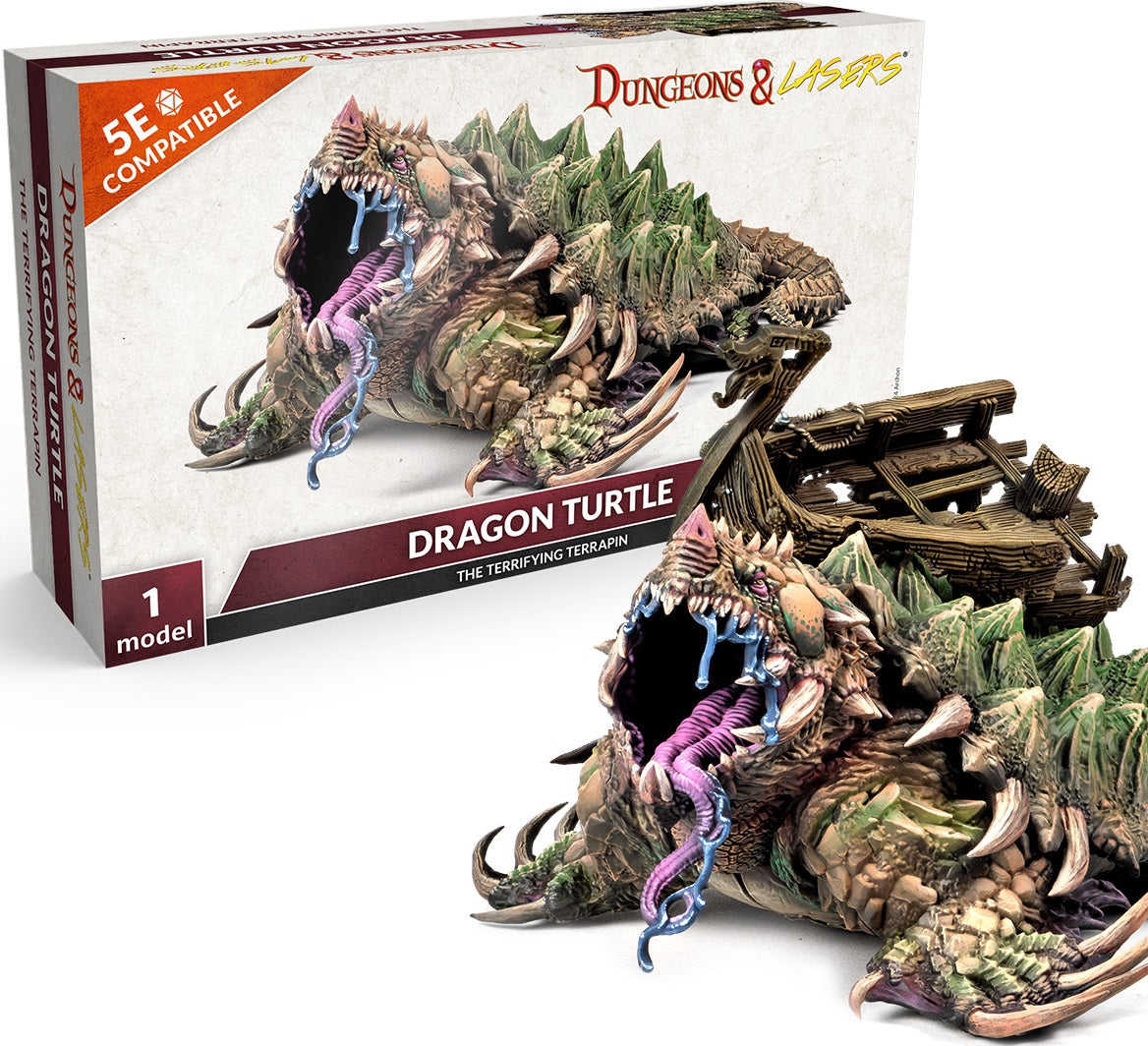 DUNGEONS AND LASERS DEUSLAIR DRAGON TURTLE