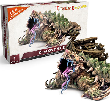 DUNGEONS AND LASERS DEUSLAIR DRAGON TURTLE