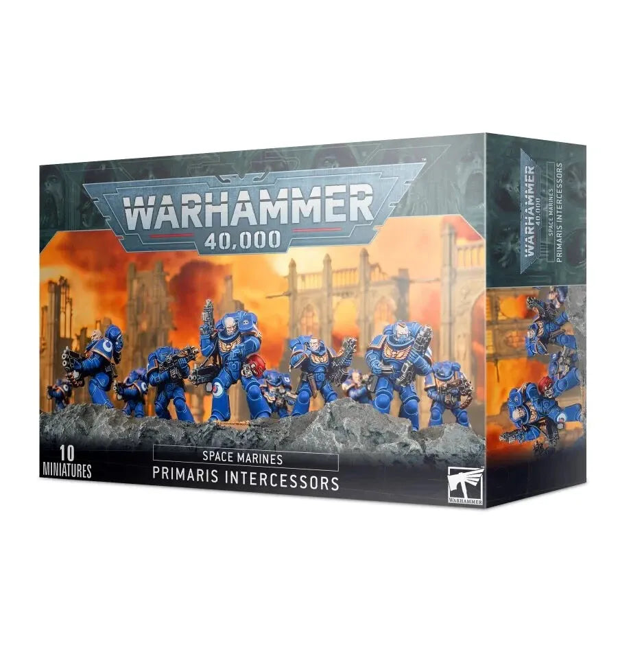 WARHAMMER 40,000 SPACE MARINES PRIMARIS INTERCESSORS