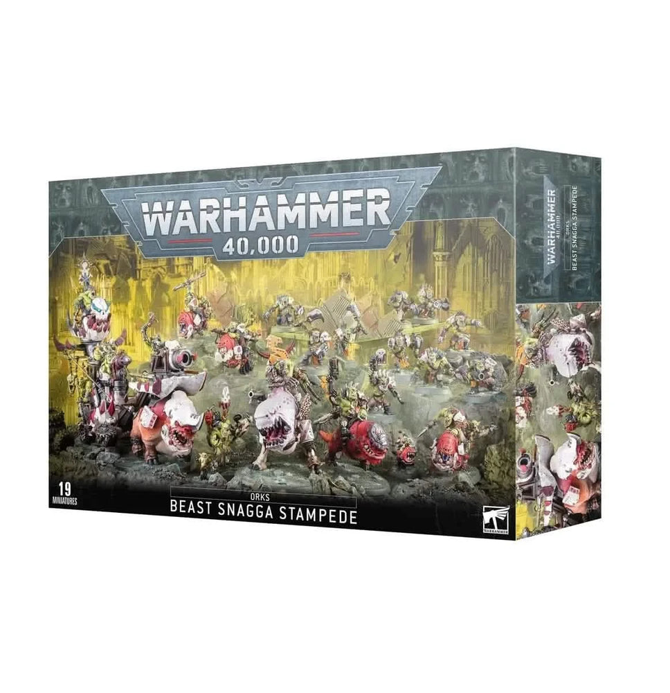 WARHAMMER 40,000 ORKS BATTLEFORCE - BEAST SNAGGA STAMPEDE