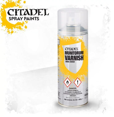 CITADEL MUNITORUM VARNISH SPRAY