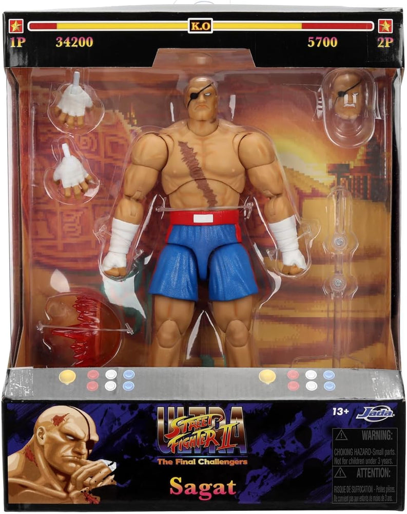 STREET FIGHTER ACTION FIGURE SAGAT