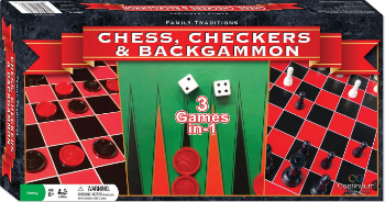 3 IN 1 CHESS/CHECKERS/BACKGAMMON