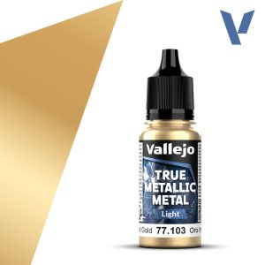 VALLEJO TRUE METALLIC METAL LIGHT IMPERIAL GOLD