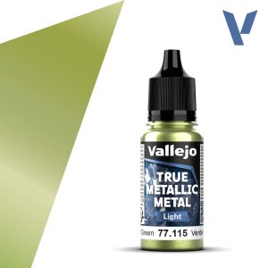 VALLEJO TRUE METALLIC METAL LIGHT AMBER GREEN