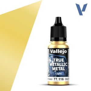 VALLEJO TRUE METALLIC METAL LIGHT GREENISH GOLD