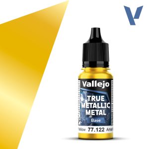 VALLEJO TRUE METALLIC METAL BASE RADIANT YELLOW