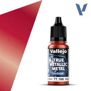 VALLEJO TRUE METALLIC METAL AIRBRUSH RUBY RED