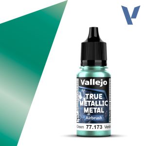 VALLEJO TRUE METALLIC METAL AIRBRUSH BEETLE GREEN