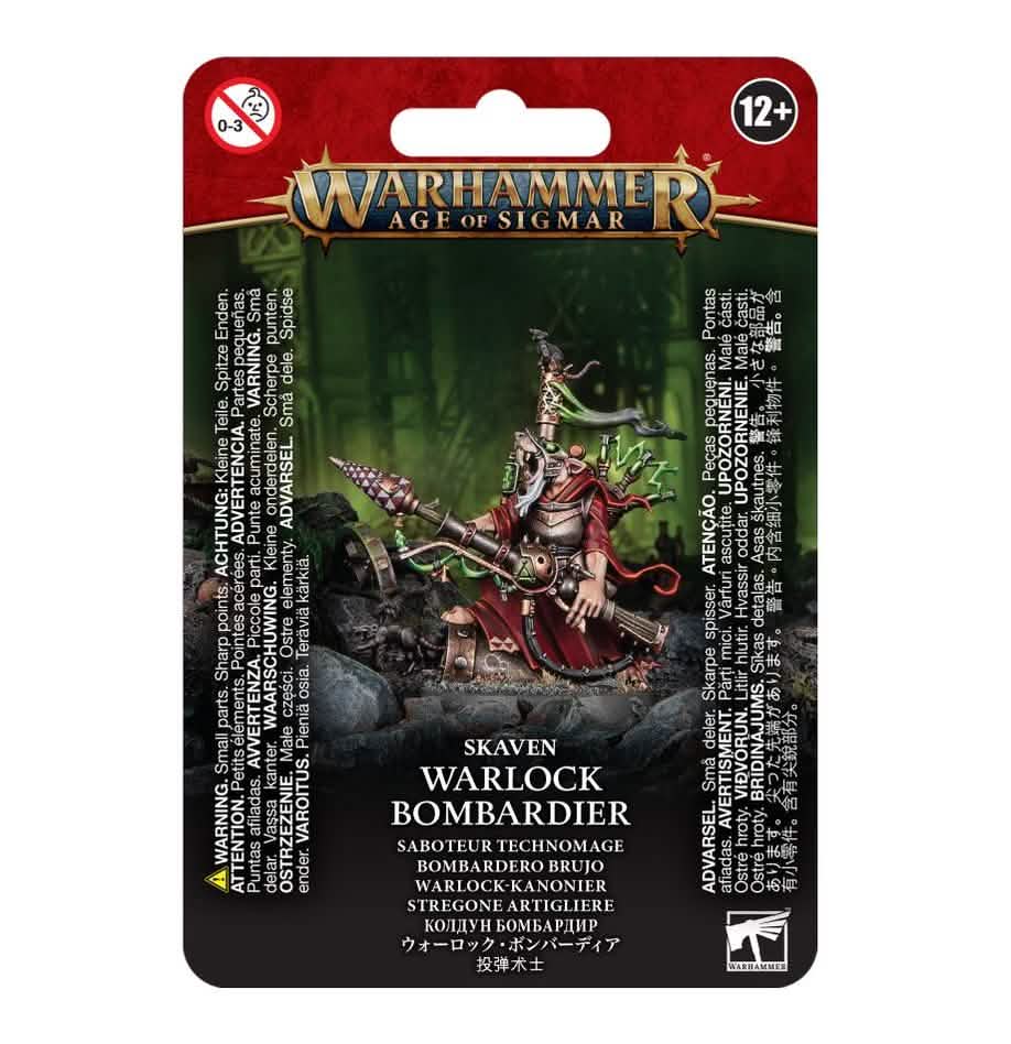 WARHAMMER: AGE OF SIGMAR SKAVEN: WARLOCK BOMBARDIER