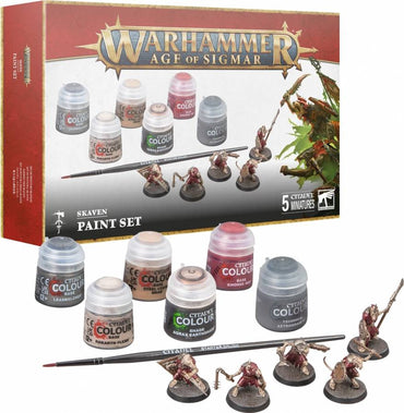 WARHAMMER: AGE OF SIGMAR SKAVEN + PAINT SET