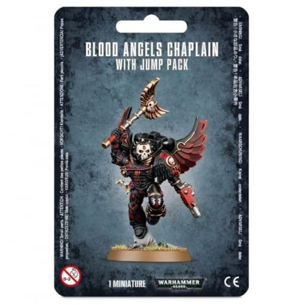 WARHAMMER 40,000 BLOOD ANGELS CHAPLAIN WITH JUMP PACK