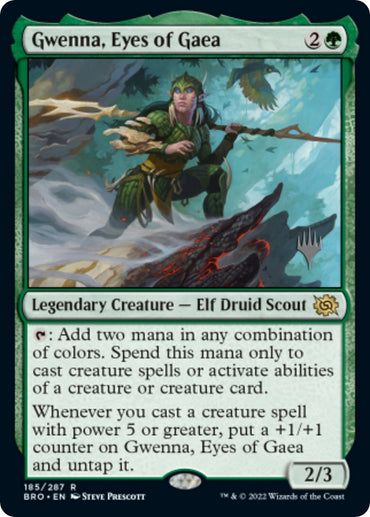 Gwenna, Eyes of Gaea (Promo Pack) [The Brothers' War Promos]