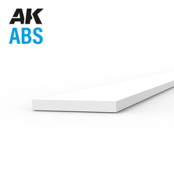 AK Interactive ABS Strip - 0.50 x 4.00 x 350mm x 10 units