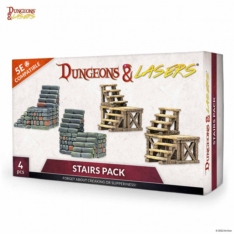 Archon Studio Dungeons and Lasers: Stairs Pack (D&L: Expansion Sets)