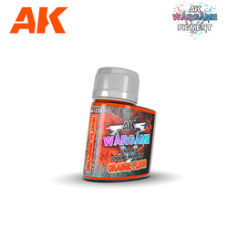 AK Interactive Wargame Enamel Liquid Pigments Fluorescent Orange 35ml