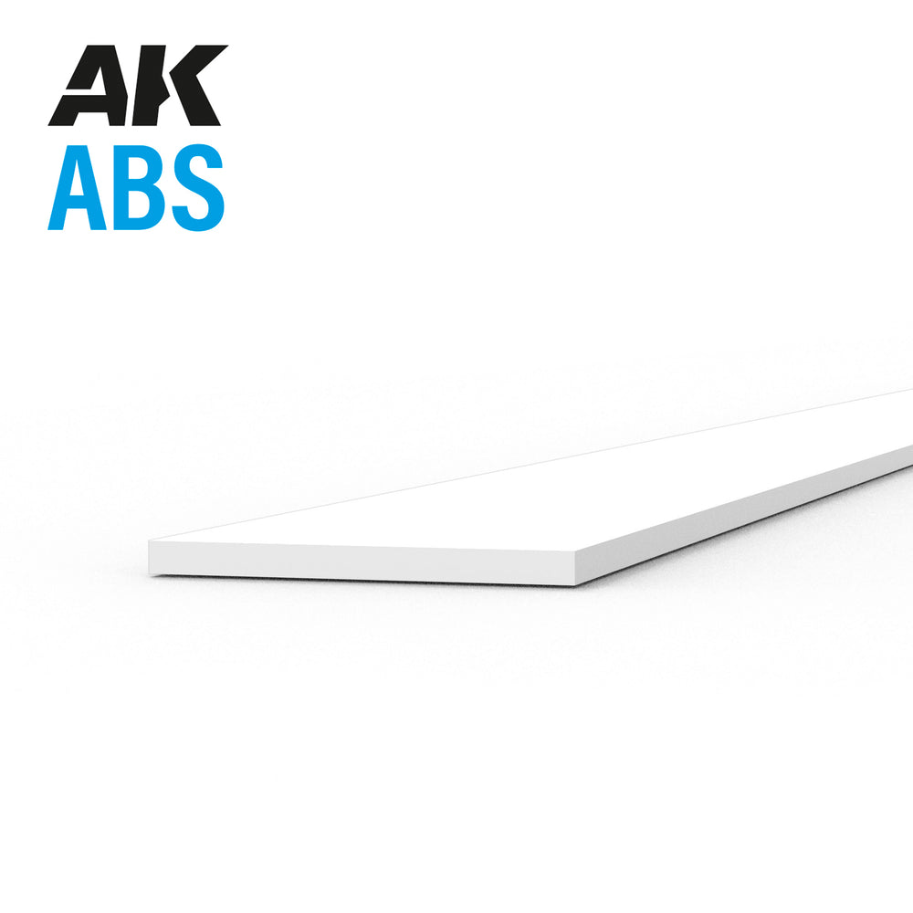 AK Interactive ABS Strip - 0.25 x 4.00 x 350mm x 10 units