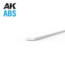 AK Interactive ABS Strip - 0.25 x 1.00 x 350mm x 10 units