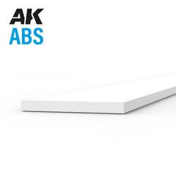 AK Interactive ABS Strip - 0.50 x 5.00 x 350mm x 10 units